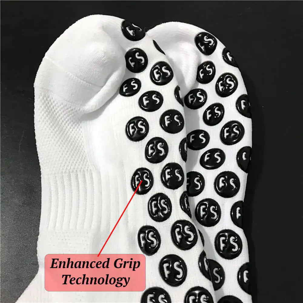 Performance Football Socks (White/Black)