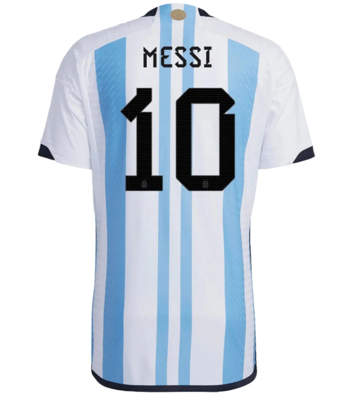 Messi Premium Football 2022 Argentina World Cup Champions Jersey - Home Jersey by Adidas